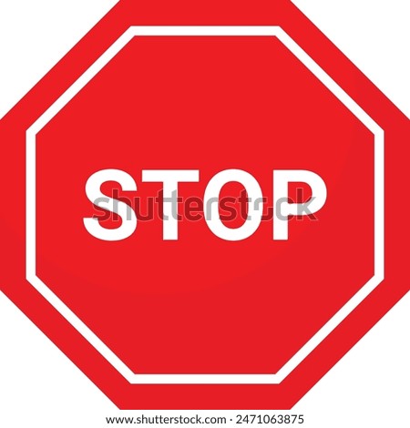 stop sign road sign board vector