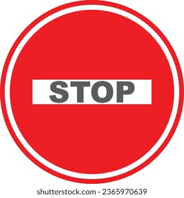Stop Sign for the road caution.