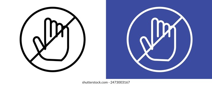 Stop sign set. Multiple designs of stop signs in vector format. Perfect for traffic signs, safety notices, and instructional materials.