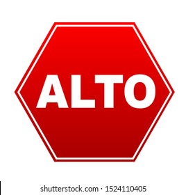 stop sign spanish images stock photos vectors shutterstock