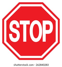 stop sign (traffic stop sign)