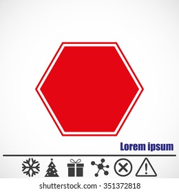 Stop sign. Traffic stop sign