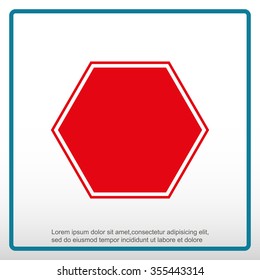 Stop sign. Traffic stop sign