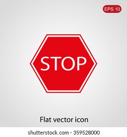 Stop sign. Traffic stop sign
