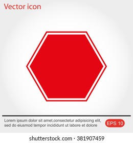 Stop sign. Traffic stop sign