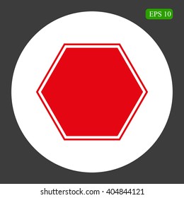 Stop sign. Traffic stop sign