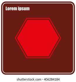 Stop sign. Traffic stop sign
