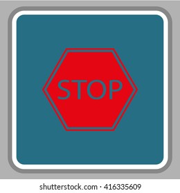 Stop sign. Traffic stop sign
