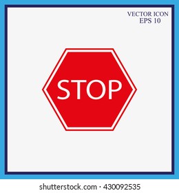 Stop sign. Traffic stop sign
