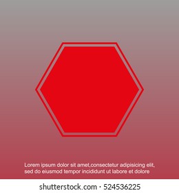 Stop sign. Traffic stop sign