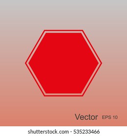 Stop sign. Traffic stop sign