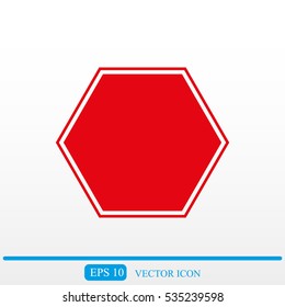 Stop sign. Traffic stop sign