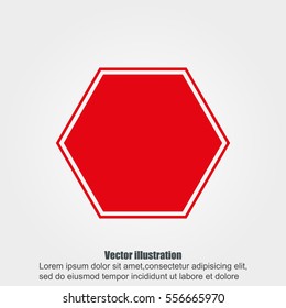 Stop sign. Traffic stop sign