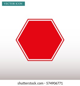 Stop sign. Traffic stop sign