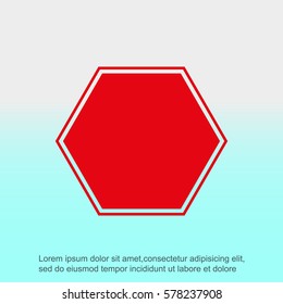 Stop sign. Traffic stop sign