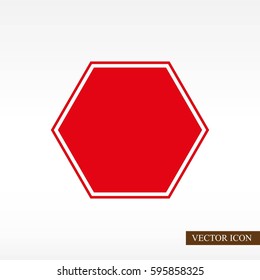 Stop sign. Traffic stop sign
