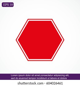 Stop sign. Traffic stop sign
