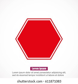 Stop sign. Traffic stop sign