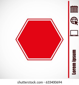 Stop sign. Traffic stop sign