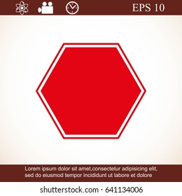 Stop sign. Traffic stop sign