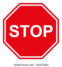 similar images stock photos vectors of vector illustration of stop