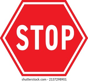 Stop sign traffic signs silhouette vector
