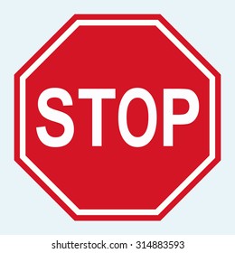 Stop Sign Vector 