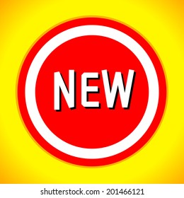 Stop sign  Vector illustration new
