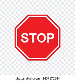stop sign vector isolated, trffic road transportation sign USA, sign stop traffic american transport 