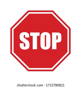 Stop Sign Vector stock illustration