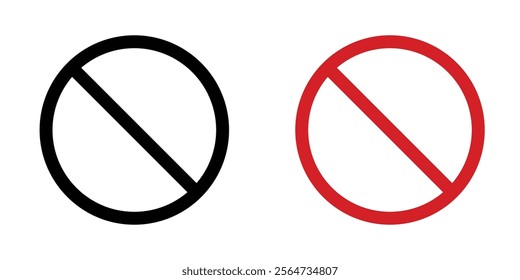 Stop sign vectors in flat syle icons in flat syle