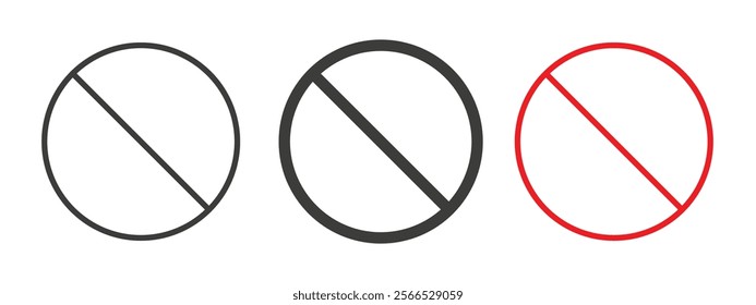 Stop signs collection for website design, app, UI design. icon collection for website design, app, UI design.