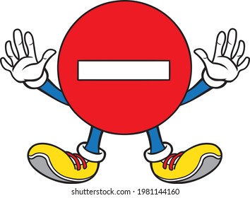 stop signs vector illustration isolated on white 