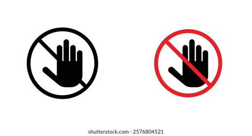 Stop signs vector pack for web designs