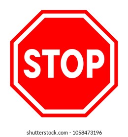 stop sing vector