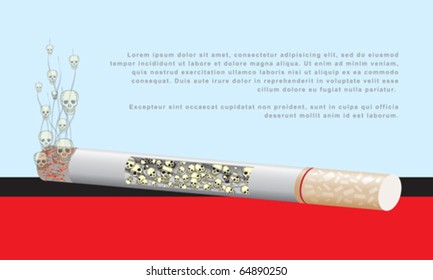Stop smoking, cigarette kills everybody