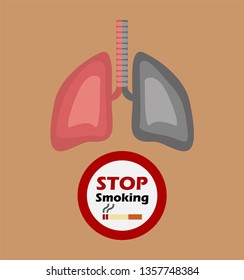 Stop smoking concept.