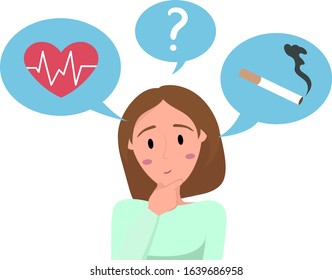 Stop Smoking, Healthy Lifestyle Start, Unhealthy Habit Quit, Lungs Diseases Prevention Flat Vector Concept.