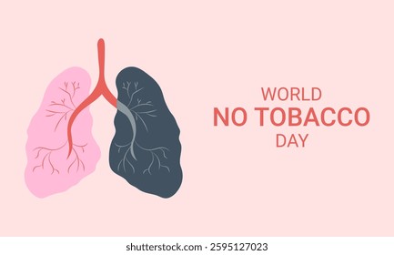 Stop smoking isolated on white background. Cigarettes forbidden sign, National non smoking week. World no tobacco day. Vector flat illustration