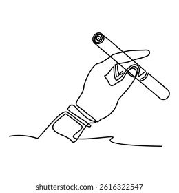 Stop smoking, line art and drawing vector