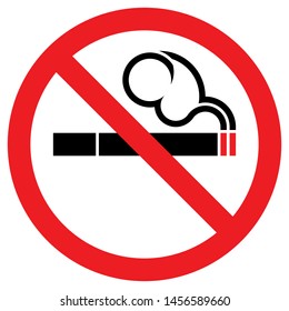 stop smoking logo no smoking sign with heart like smoke