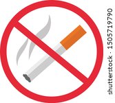Stop smoking no smoking forbidden sign symbol Template Design. No smoking sign for Design, Presentation, Website or Apps Elements. vector flat icons cartoon design eps10 illustration
