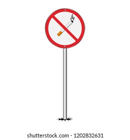 stop smoking sign