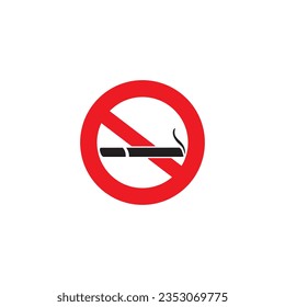 stop smoking in this area, no smoking sign, vector, illustration