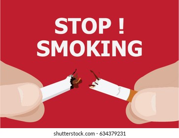 Stop Smoking Vector Icon