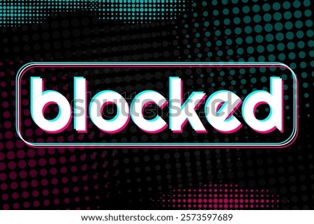 Stop social media. Ban social media. Vector illustration. EPS10
