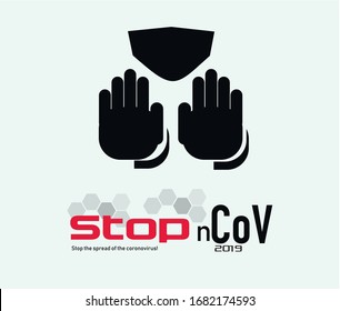 Stop the spread of the coronavirus! Infographics, image illustration