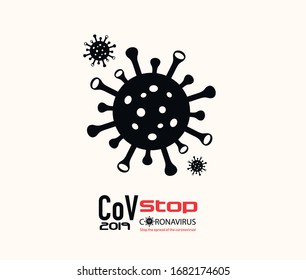 Stop the spread of the coronavirus! Infographics, image illustration