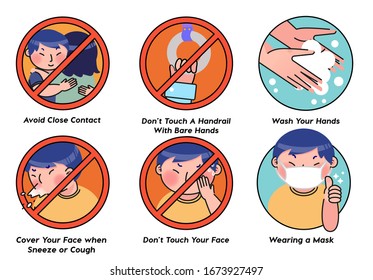 Stop Spread Global Epidemic Covid-19 2019-nCov Alert illustration vector