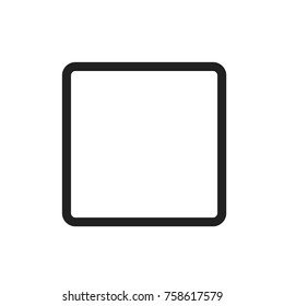 Stop symbol icon
